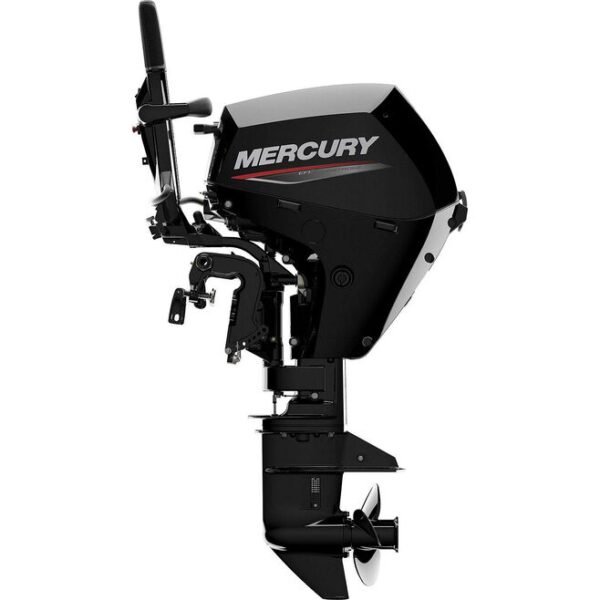 Mercury 15hp EFI Tiller FourStroke Outboard Motor - 15" Shaft, Manual Tilt/Trim, Electric Start w/ Manual Backup - Image 4