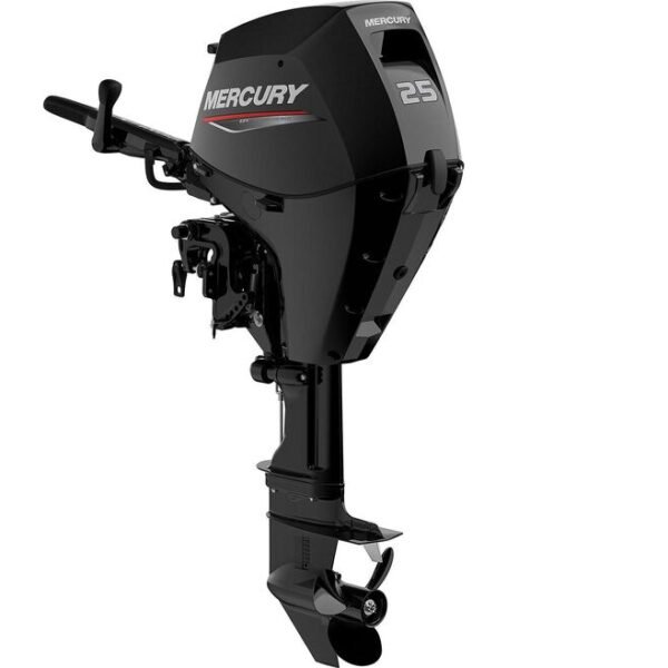 Mercury 25hp EFI Tiller FourStroke Outboard Motor - 15" Shaft, Manual Tilt/Trim, Manual Start - Image 3