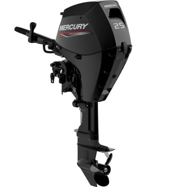 Mercury 25hp EFI Tiller FourStroke Outboard Motor - 15" Shaft, Manual Tilt/Trim, Electric Start - Image 2