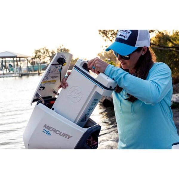 Mercury Avator 7.5e Tiller Electric Outboard Motor Kit, 25" Shaft - Image 5