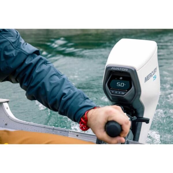Mercury Avator 7.5e Tiller Electric Outboard Motor Kit, 15" Shaft - Image 3