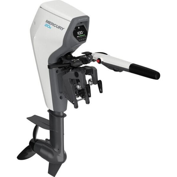 Mercury Avator 20e Tiller Electric Outboard Motor, 15" Shaft (Battery and Harness Sold Separately) - Image 3